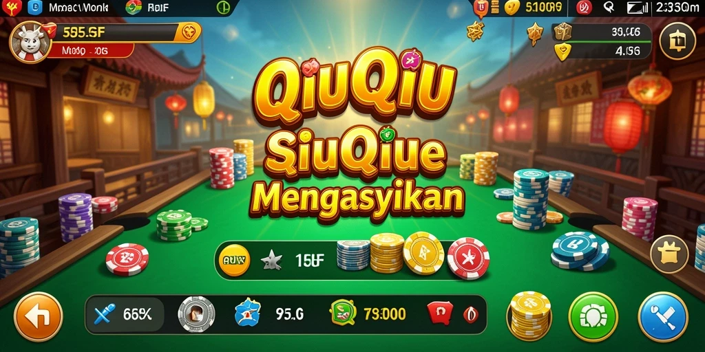 Tampilan menarik gameplay QiuQiu di 555F.