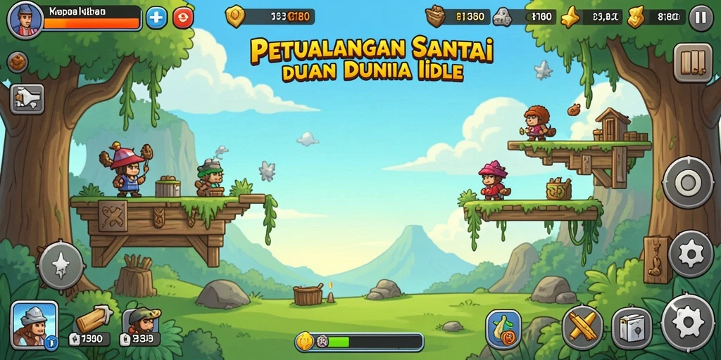 Tangkapan layar menunjukkan gameplay santai dalam 8180.