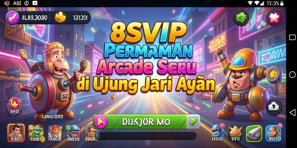 Tampilan gameplay seru dari 8SVIP yang menguji refleks Anda.