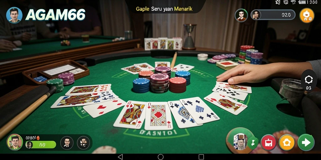 Tampilan permainan gaple yang menawan di AGAM66.