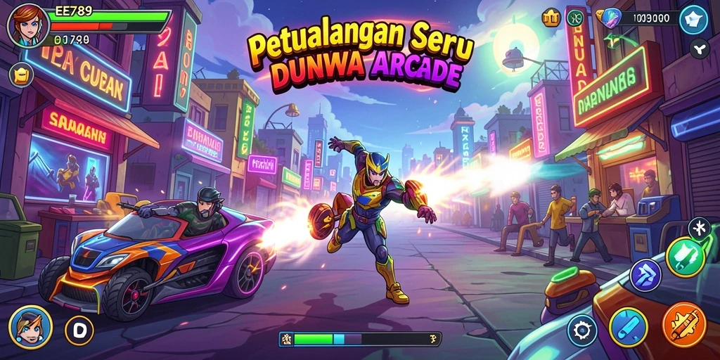 Tampilan gameplay menarik di <strong>EE789</strong> menunjukkan aksi seru dalam game Arcade.