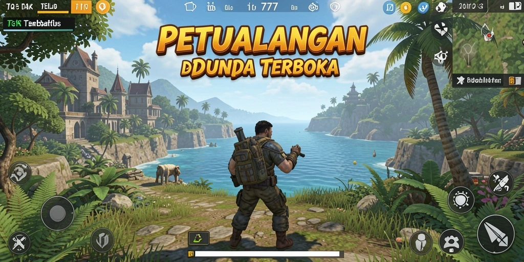 Tampilan gameplay Open World yang dinamis dan penuh petualangan.