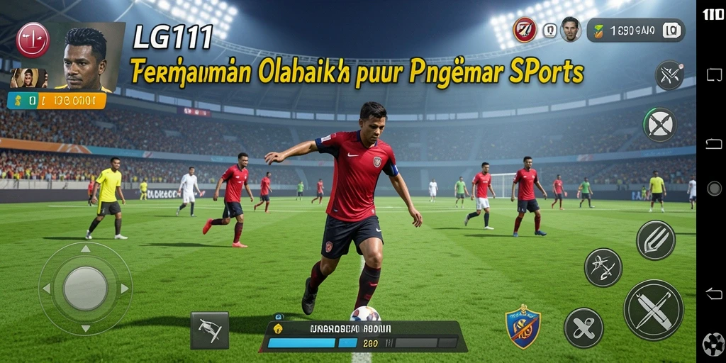 Tampilan gameplay LG111 dengan aksi seru dari permainan olahraga.