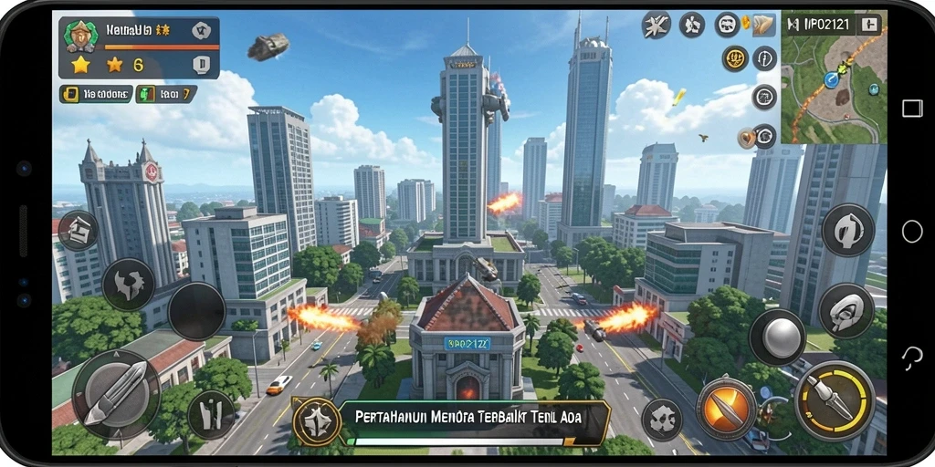 Menara berfungsi dengan baik dalam melindungi wilayah dari serangan musuh.