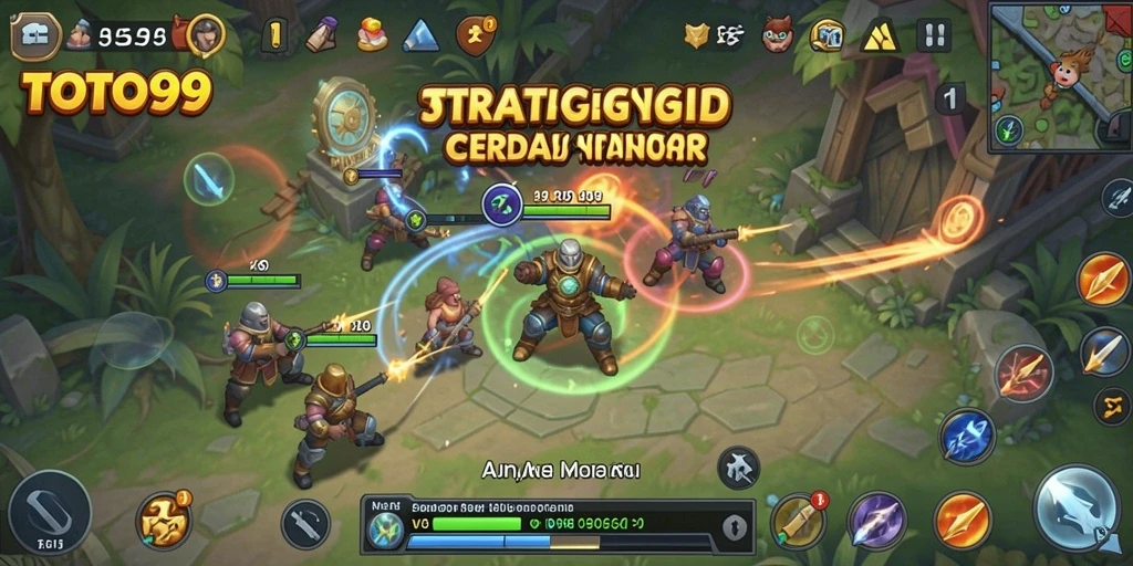 Tampilan gameplay strategis TOTO99 yang menarik dan dinamis.
