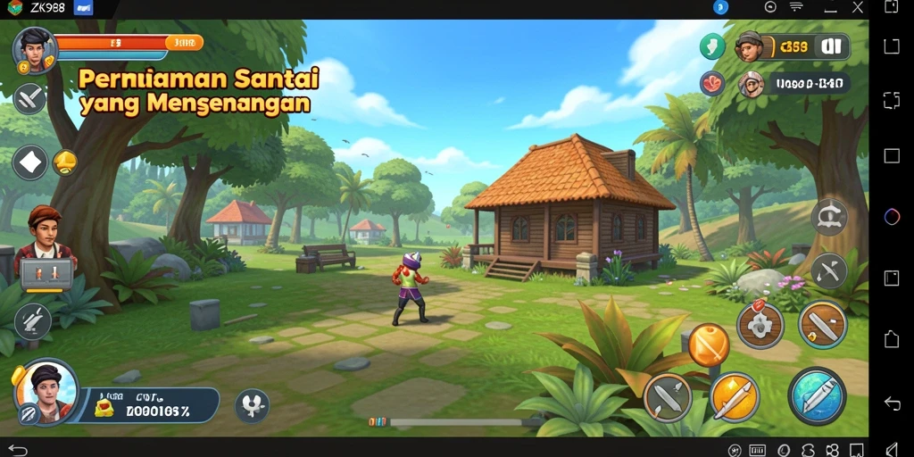 Tampilan gameplay seru dan penuh warna dari ZK988.